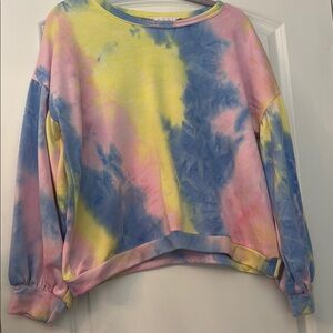 Karlie Colorful Tie-Dye Sweatshirt